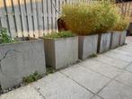 GRATIS 6 betonnen plantenbakken, Ophalen, Gebruikt, Minder dan 60 cm, Vierkant