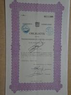 Obligatie 250 gulden Gemeente Venhuizen. 1952, Ophalen of Verzenden, 1950 tot 1970, Aandeel