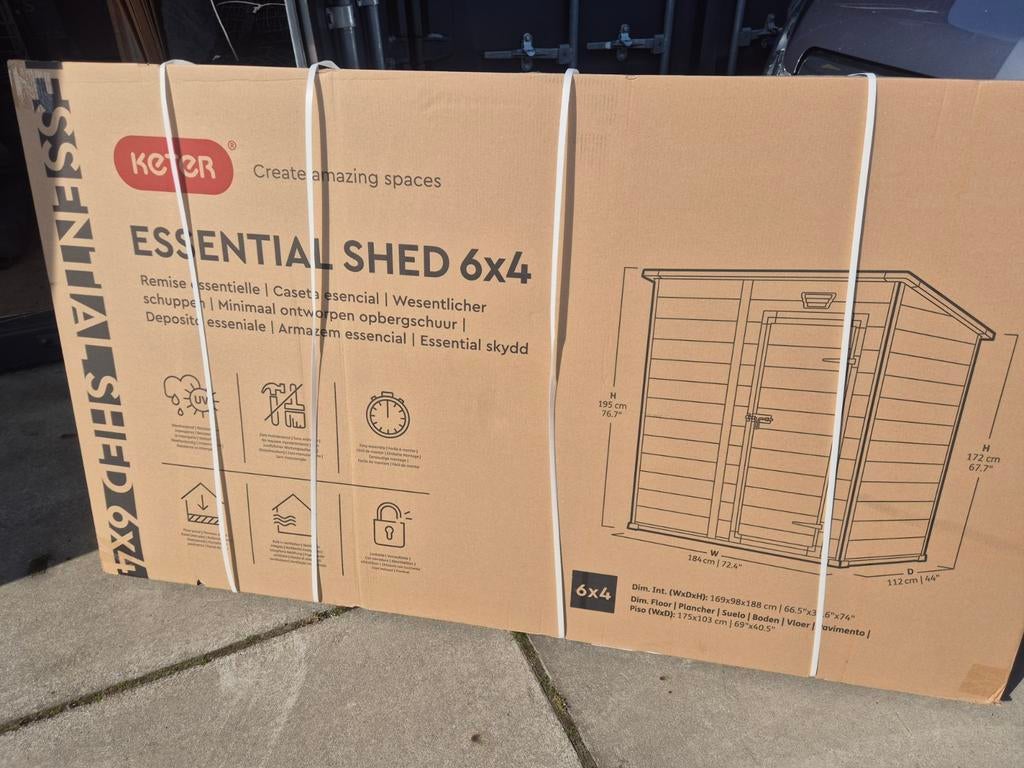 Keter essential 64 ( nieuw in doos), Ophalen, Nieuw, Kunststof, Overige typen