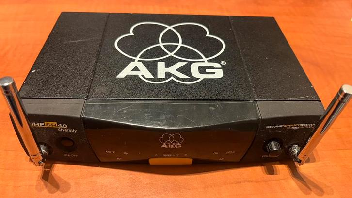 Akg draadloze set, Muziek en Instrumenten, Microfoons, Gebruikt, Overige typen, Draadloos, Ophalen of Verzenden
