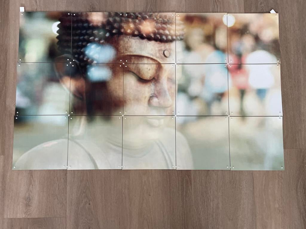 Boeddha ixxi wanddecoratie, Ophalen, Oosters, Meerkleurig, Zo goed als nieuw