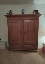 Houten kast met twee deuren en twee lades, Ophalen of Verzenden