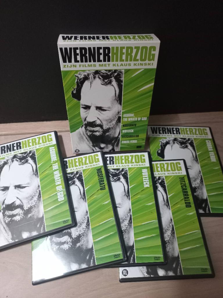 Werner Herzog - Klaus Kinski (5xDVD BOX) o.a. Fitzcarraldo, Alle leeftijden, Boxset, Ophalen of Verzenden, Zo goed als nieuw