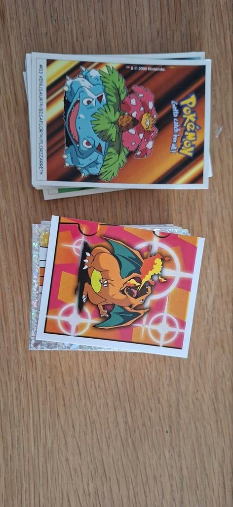 Merlin Dunkin Pokemen Stickers - ca. 200 stuks, Verzenden, Zo goed als nieuw, Winkel of Supermarkt