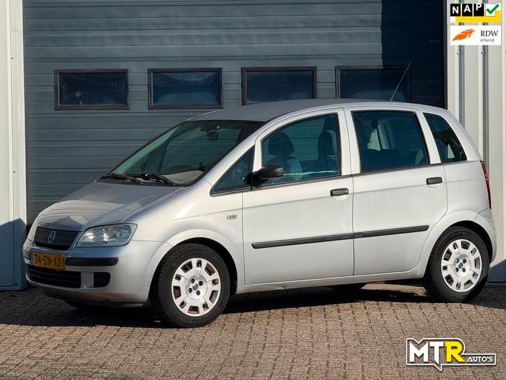Fiat Idea 1.4-8V Actual Plus 1e EIG|NAP|AIRCO|APK 12-2026, Auto's, Fiat, Bedrijf, Te koop, Idea, ABS, Airbags, Airconditioning