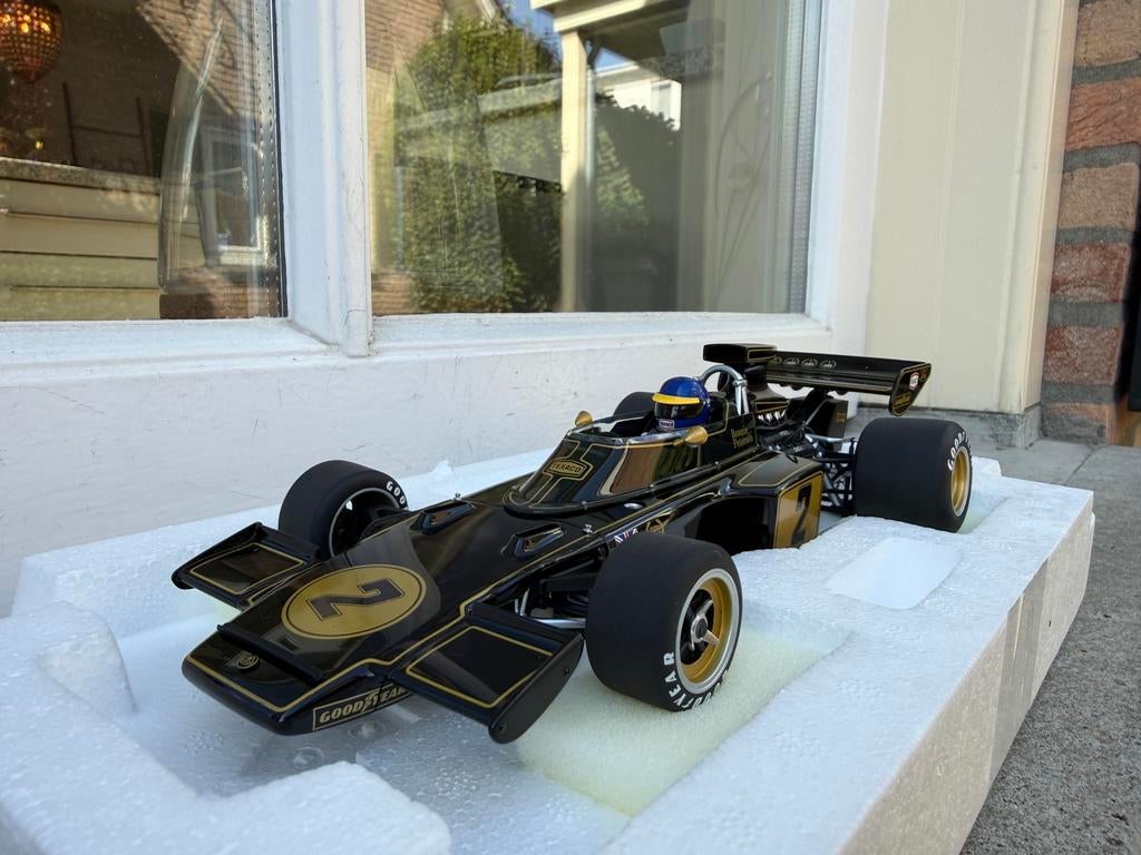 1:18 Lotus Type 72E #2 Ronnie Peterson GP 1973 Autoart 87330, Hobby en Vrije tijd, Modelauto's | 1:18, Auto, Autoart, Nieuw, Ophalen of Verzenden