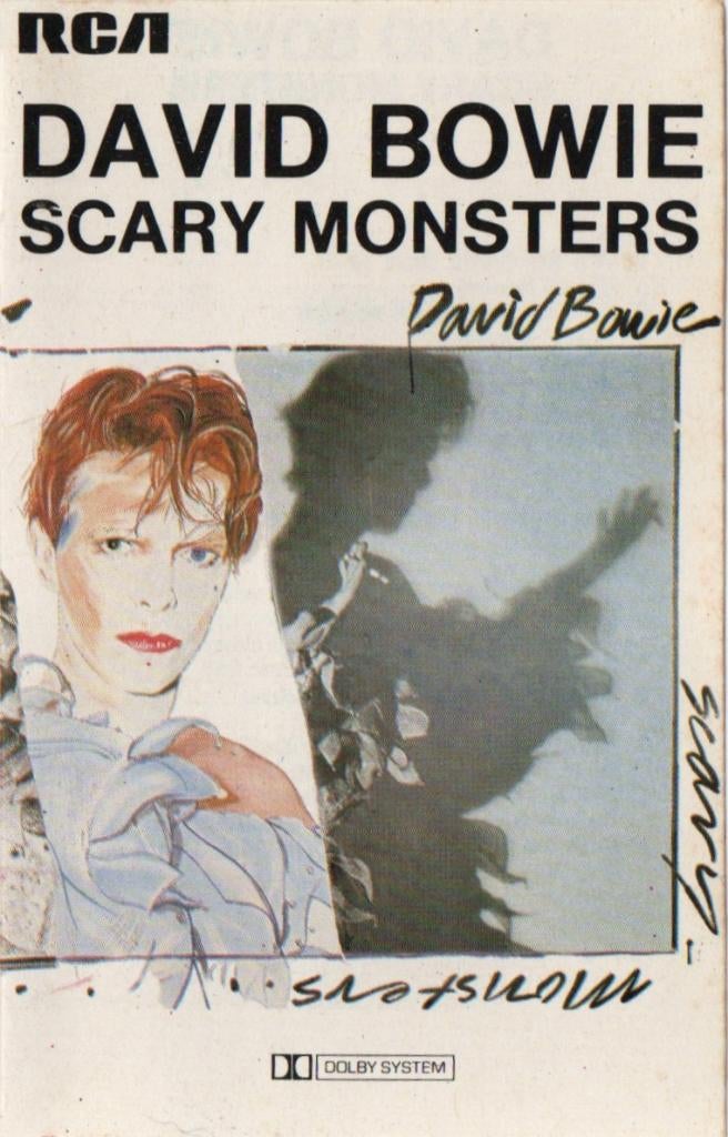 Cassettebandje David Bowie – Scary Monsters, Cd's en Dvd's, Cassettebandjes, Gebruikt, Pop, 1 bandje, Ophalen of Verzenden