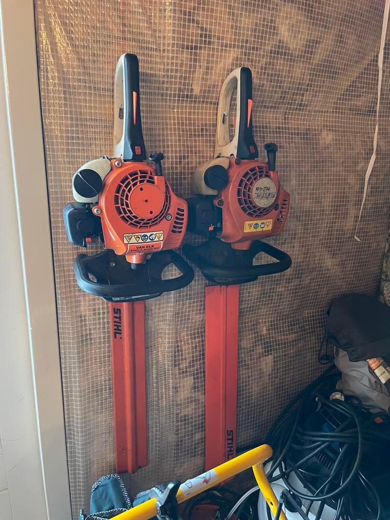2x Stihl HS45 heggenscharen (50cm en 60cm blad), Ophalen, Gebruikt, Benzine