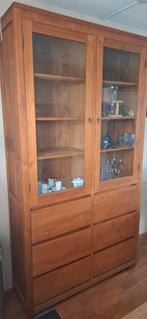 Teak kast, Huis en Inrichting, Kasten | Vitrinekasten, Ophalen, 200 cm of meer, Teakhout, Zo goed als nieuw