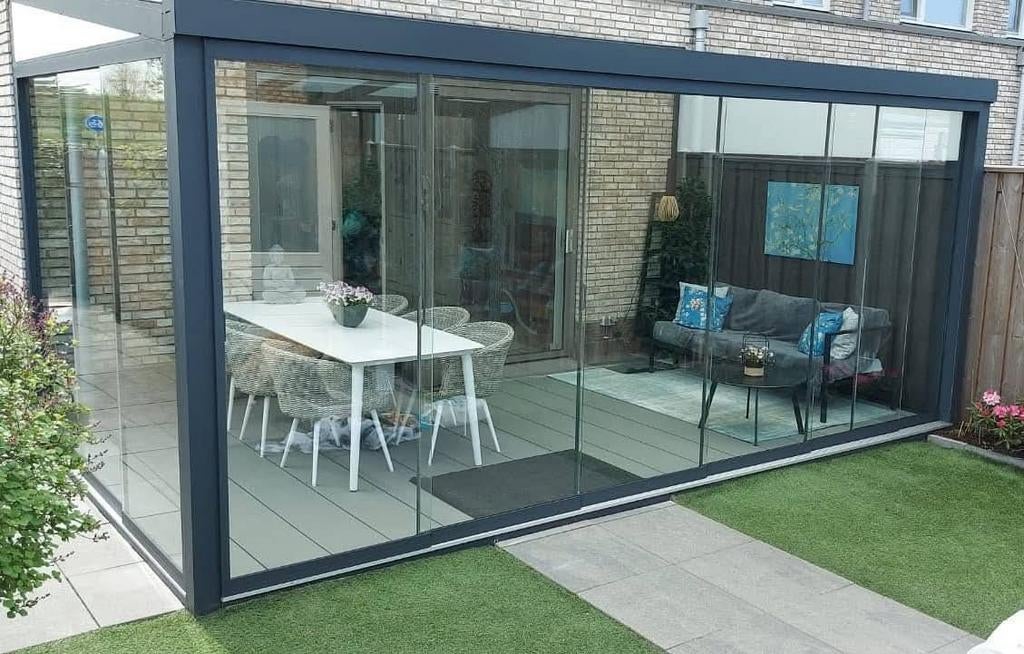 Composiet vloerplanken grijs - 16 m², Ophalen, Gebruikt, Overige materialen