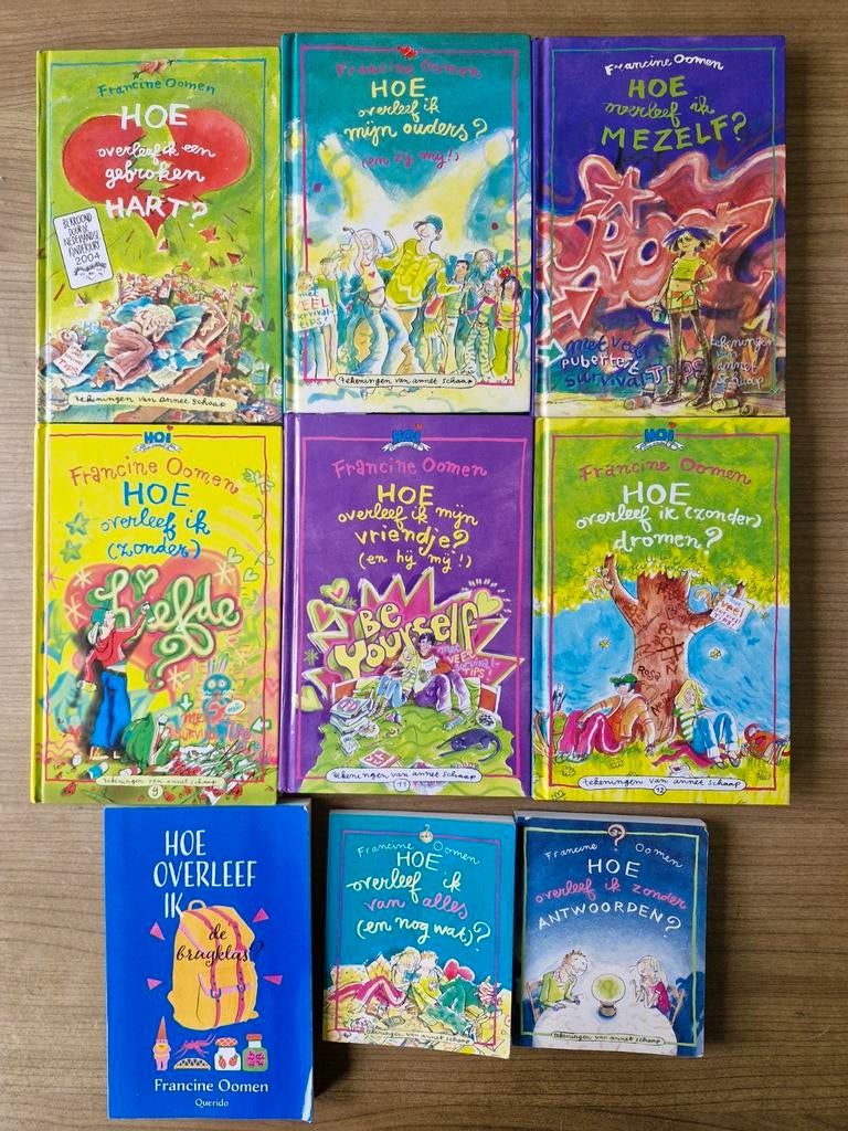 Hoe overleef ik... boeken van Francine Oomen, Boeken, Ophalen of Verzenden
