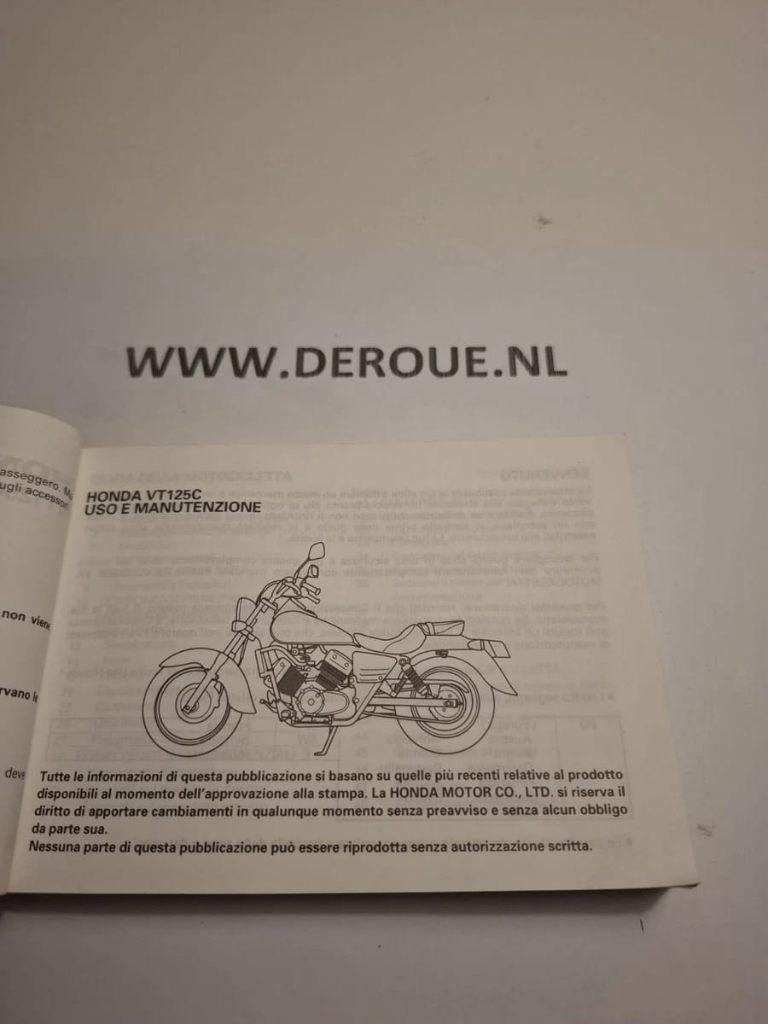 0WNERS MANUAL HONDA VT125C USED, Ophalen of Verzenden, Honda