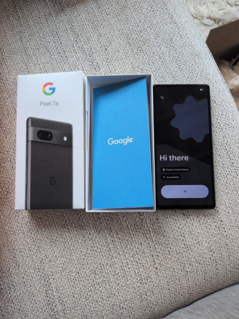 Google Pixel 7a, 128 GB, Zwart, Nieuw, Ophalen of Verzenden