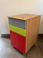 Kleurrijk ladeblok / rolblok, Huis en Inrichting, Kasten | Roldeurkasten en Archiefkasten, Ophalen, Minder dan 50 cm, Gebruikt
