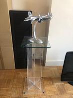 Glazen / plexiglas zuil – 70 x 30 x 30 cm – modern, Huis en Inrichting, Ophalen, Gebruikt