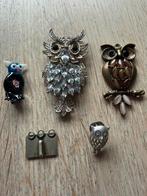 Hangers en broches van uilen, Ophalen of Verzenden, Zo goed als nieuw, Overige kleuren, Overige materialen