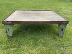 Industriële salontafel voor binnen en buiten, Ophalen, Gebruikt