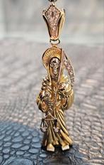 Prachtige Santa Muerte 14k hanger, Ophalen of Verzenden, Nieuw, Goud, Goud