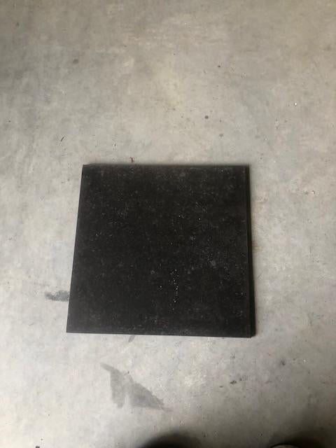 plavuizen  zwart 30x30  ongeveer 2m2, Ophalen, Keramiek, Nieuw, 20 tot 40 cm