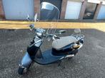Sym Allo 50cc Snor 4T - Zwart/Grijs met Windscherm, Ophalen, Gebruikt, SYM, Benzine