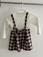 Meisjes Jurk met lange mouwen en ruitjespatroon, Ophalen of Verzenden, Gebruikt, Meisje