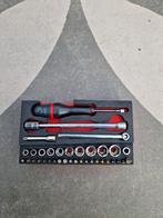 Facom 1/4 doppenset in foam inlay, Ophalen of Verzenden, Gebruikt