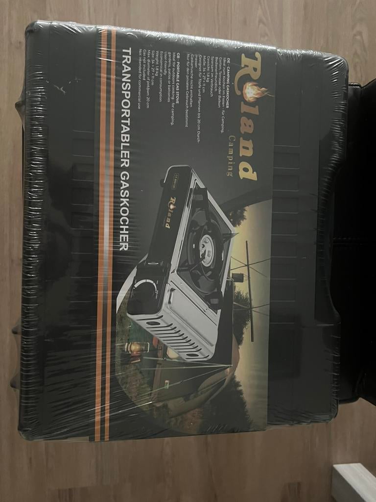 Camping gaskocher nieuw + 4 gascartridges (in verpakking), Caravans en Kamperen, Ophalen of Verzenden, Nieuw