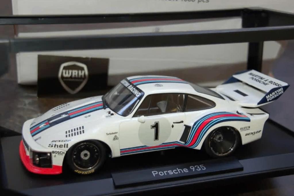 1:18 PORSCHE 935 DAYTONA #1 Martini ICKX 187481 Norev WRH, Verzenden, Zo goed als nieuw, Auto, Norev