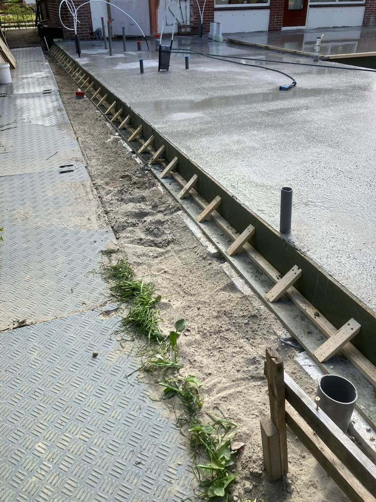 Bekisting rand voor broodjesvloer 17 cm balk 4 cm dekking, Ophalen, Gebruikt, Minder dan 25 mm, 200 tot 250 cm