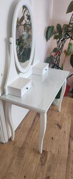 Make up Tafel met spiegel, Ophalen of Verzenden, 50 tot 100 cm, Minder dan 100 cm