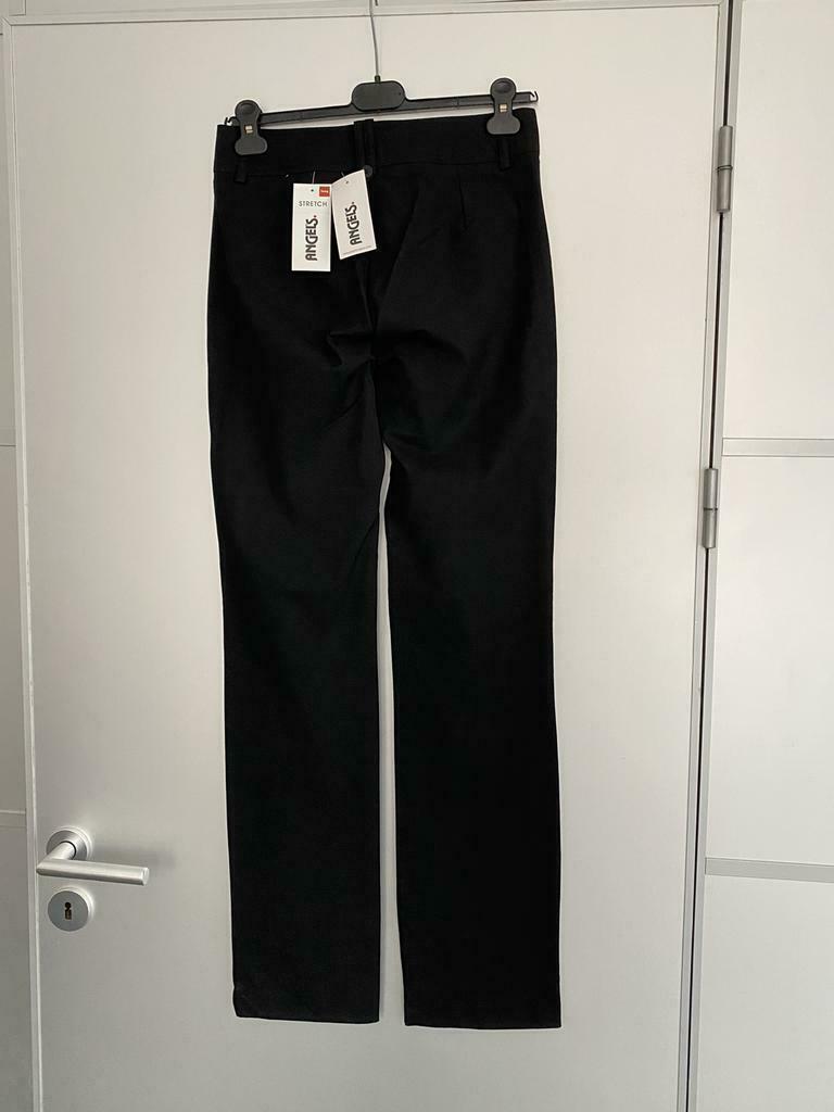 G133 Nieuw: Angels Dolly: mt. 36/38=S/M broek L32 zwart, Kleding | Dames, Zwart, Nieuw, Ophalen of Verzenden, Angels