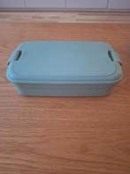 Curver Lunchbox Mintgroen met Bestek en Bakjes, Ophalen of Verzenden, Zo goed als nieuw
