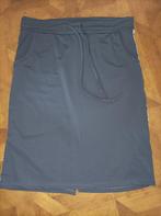 Made in Italy travelstof rok met bies maat M grijs, Kleding | Dames, Rokken, Maat 38/40 (M), Made in Italy, Ophalen of Verzenden