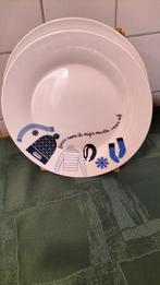 4 Unox bordjes van steen, verschillende teksten, Nieuw, Ophalen of Verzenden, Bord(en), Overige stijlen