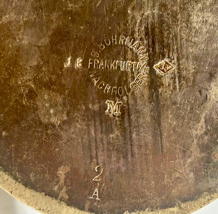 Melkkannetje - B. Bohrmann Frankfurt A/M, Antiek en Kunst, Antiek | Goud en Zilver, Zilver, Ophalen of Verzenden