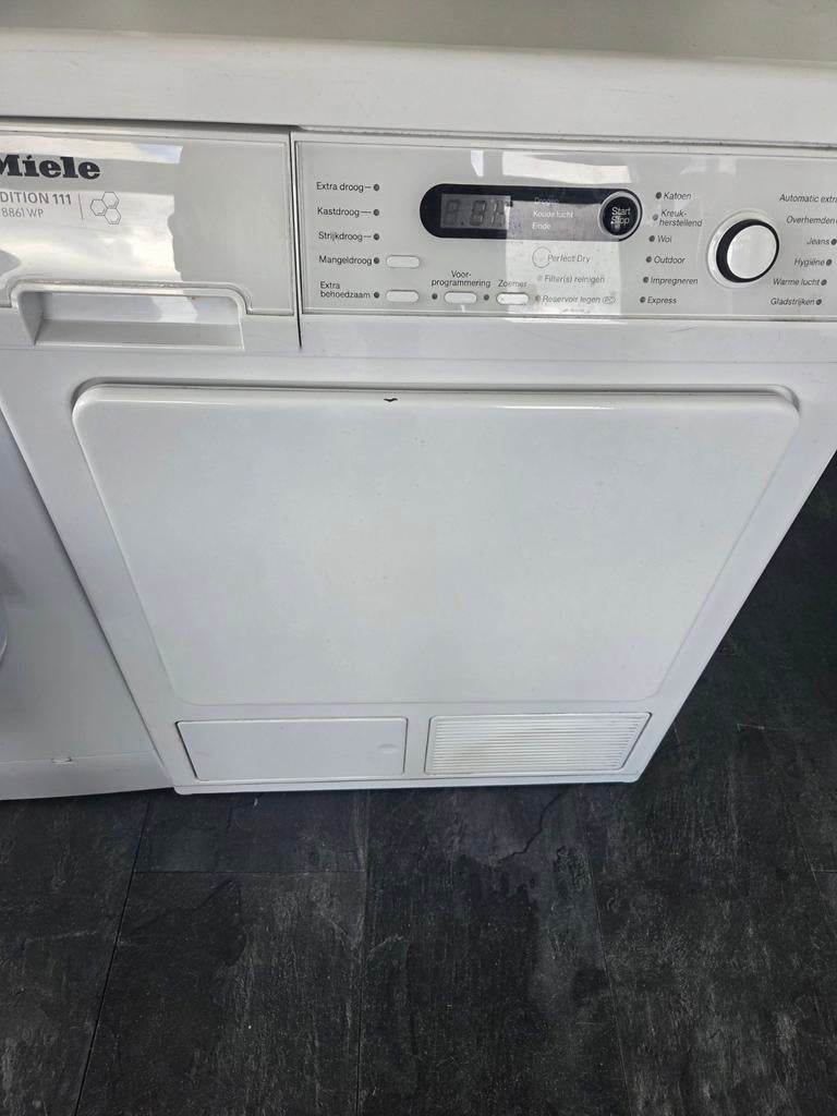 Miele warmtepompdroger T8861WP, Ophalen