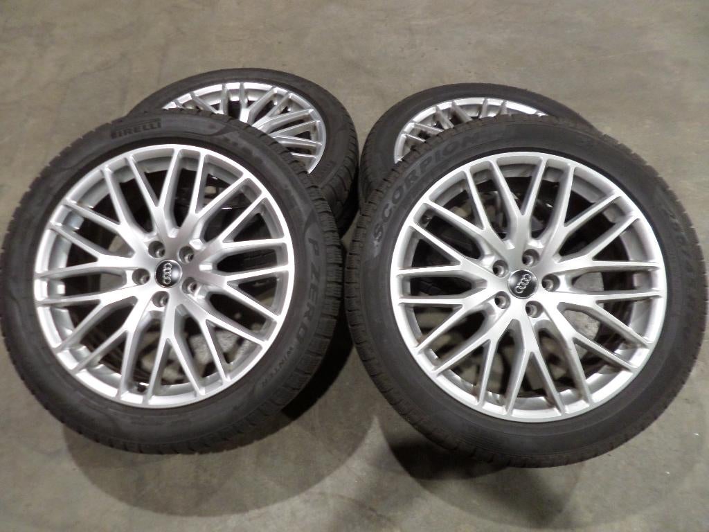 Origineel 20" Audi Q5 SQ5 velgen A-Merk Winterbanden ZGAN, 255 mm, Banden en Velgen, Personenwagen, 20 inch