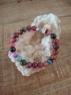 Natuurkralen armband met Toermalijn mix, Overige materialen, Met bedels of kralen, Nieuw, Ophalen of Verzenden