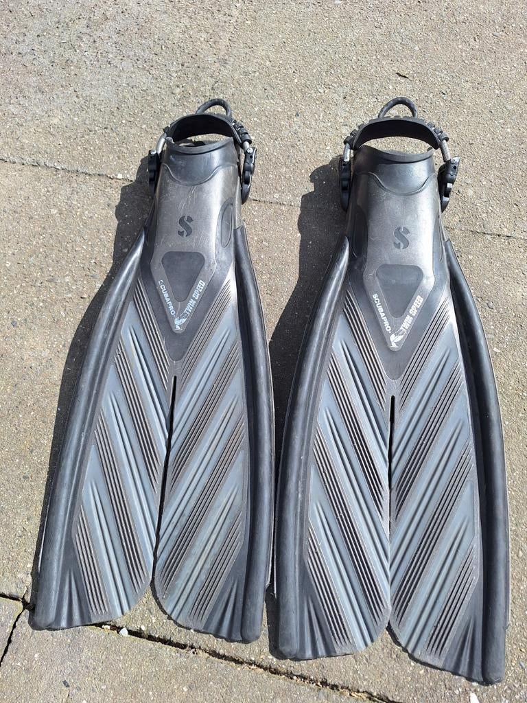 Scubapro twin speed maat L/XL vinnen zwemvliezen, Watersport en Boten, Ophalen of Verzenden, Gebruikt, Zwem- of Duikvliezen
