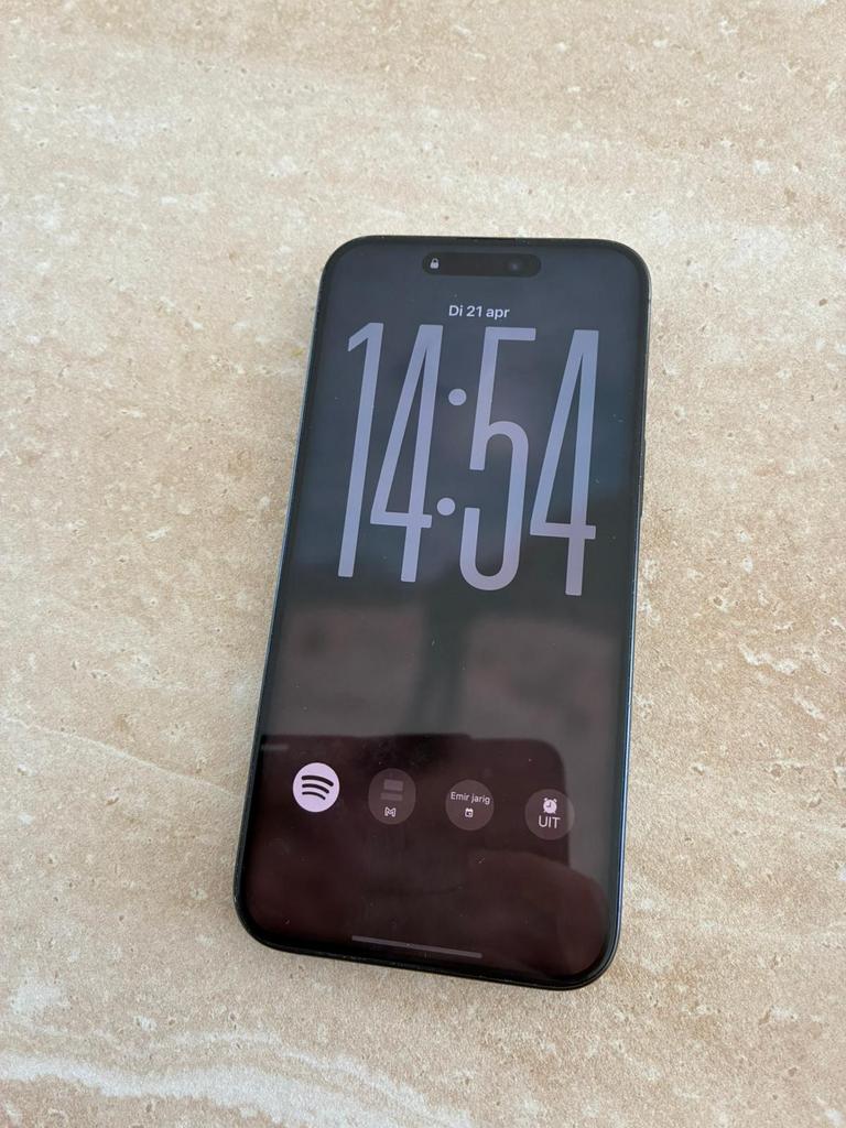 Apple iPhone 15 Pro Max - netjes gebruikt, Zwart, IPhone 15 Pro Max, Nieuw, Zonder simlock