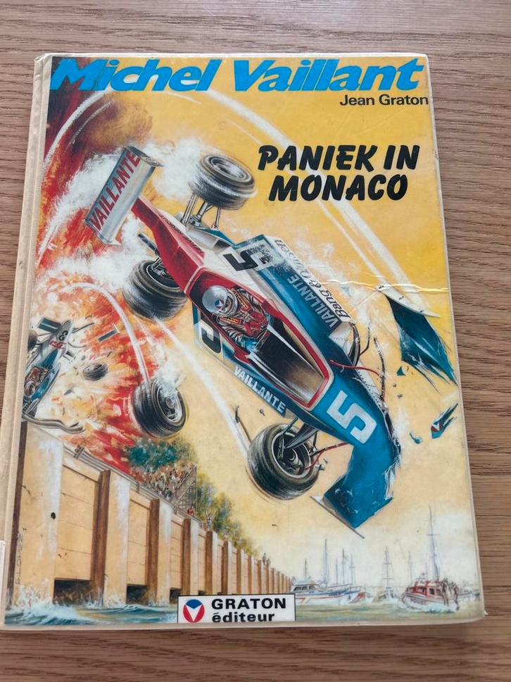 Michel Vaillant - Paniek in Monaco (Jean Graton), Boeken, Stripboeken, Gelezen, Eén stripboek, Ophalen of Verzenden