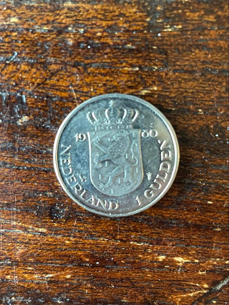 Nederland 1 gulden 1980 Juliana Beatrix, Ophalen of Verzenden, Koningin Juliana, 1 gulden, Losse munt
