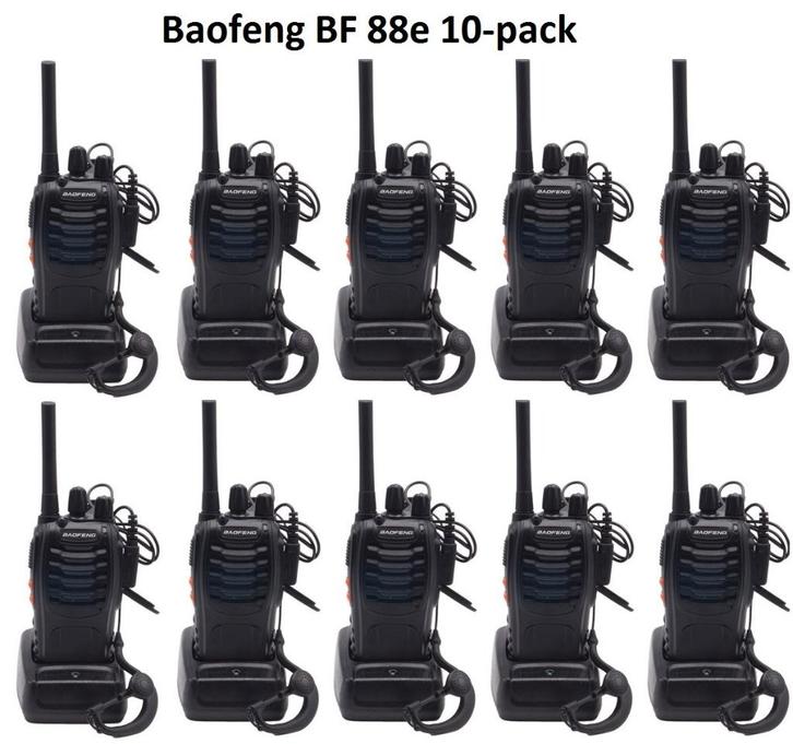Baofeng BF 88e 10 pack portofoon walkie talkie | NIEUW, Telecommunicatie, Portofoons en Walkie-talkies, Nieuw, Portofoon of Walkie-talkie