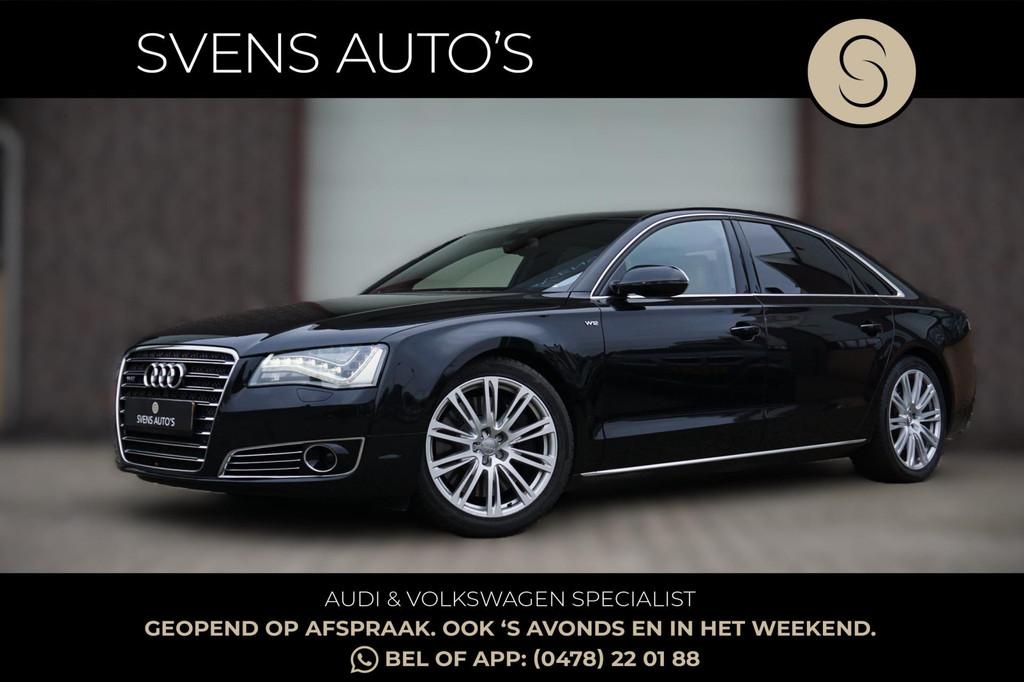 Audi A8 6.3 W12 Quattro Lang Uniek!|Televisie|Koelkast|Compl, Automaat, 6299 cc, Gebruikt, Beige