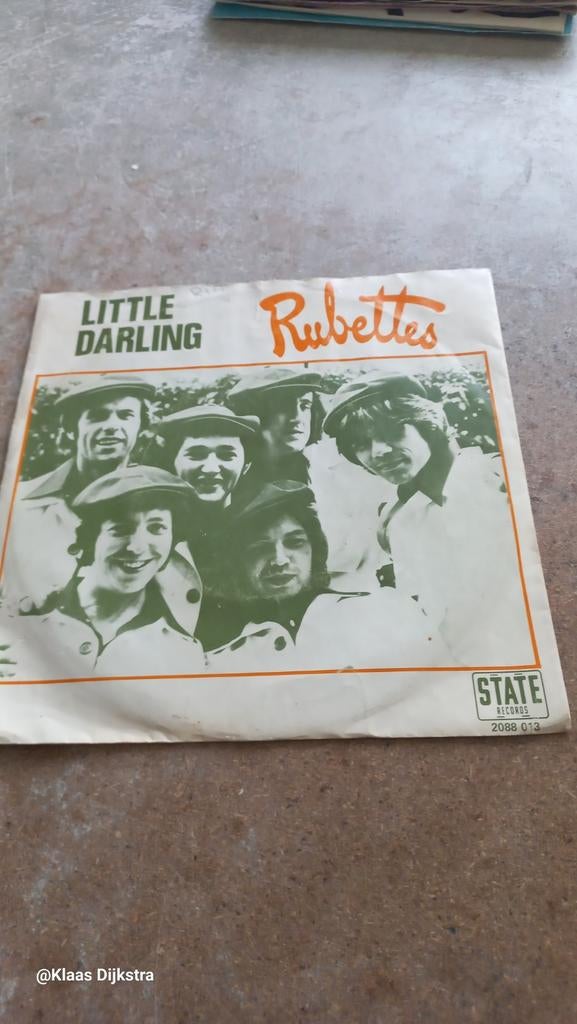 The Rubettes - Little Darling vinyl single, Cd's en Dvd's, Vinyl | Pop, Ophalen of Verzenden, Gebruikt, Overige formaten