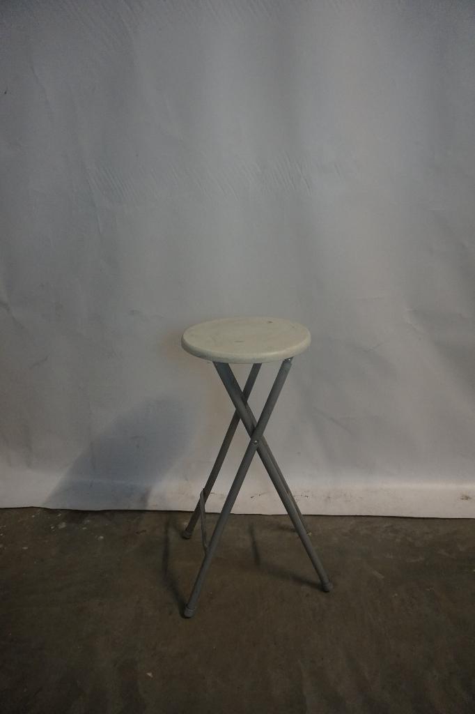 Makkelijke inklapbaar kruk, krukje, Huis en Inrichting, Krukjes, Gebruikt, Kunststof, Ophalen