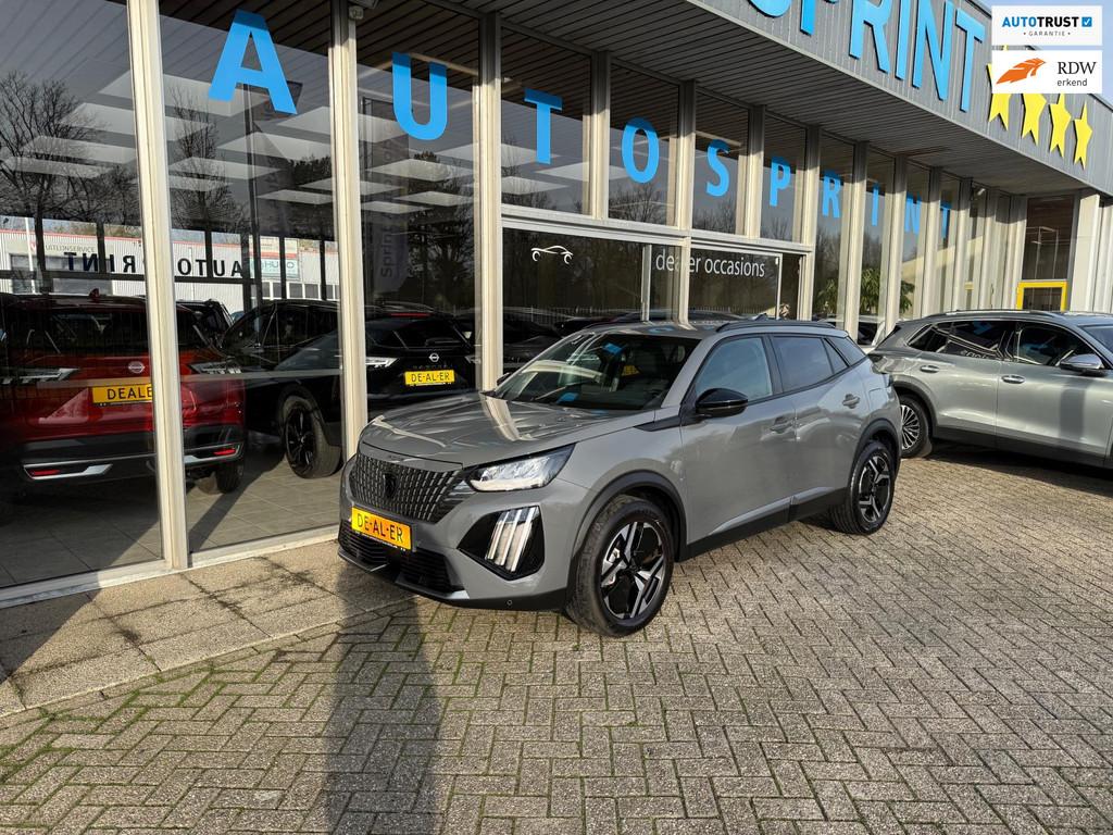 Peugeot 2008 1.2 PureTech PK130 / ACHTERUITRIJCAMERA / NAVIG, Auto's, Peugeot, Gebruikt, Zwart, 1199 cc, Leder en Stof