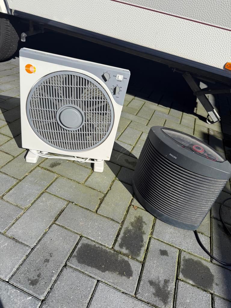 Elektrische kachel / ventilator, Ophalen, Gebruikt, Vloerventilator