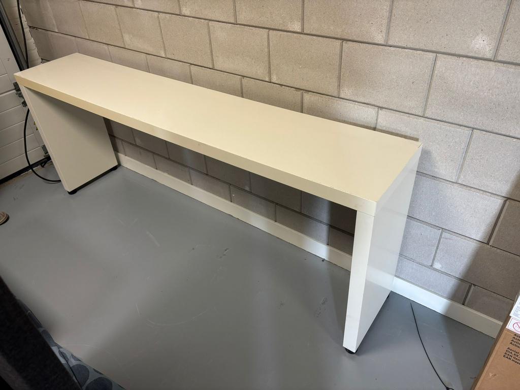 Ikea bedtafel Malm - sidetable, Gebruikt, Ophalen of Verzenden, 150 tot 200 cm, 25 tot 50 cm