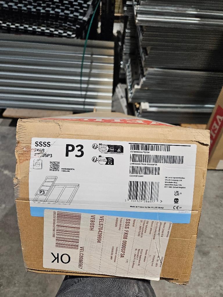 Velux verduisterende buitenzonwering, Ophalen, Nieuw, 50 tot 100 cm, 100 tot 150 cm